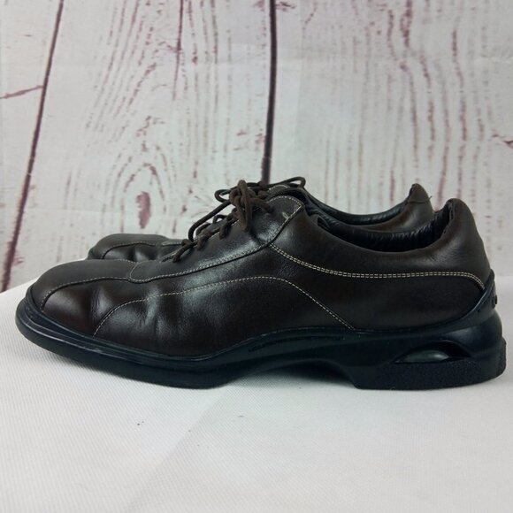 Cole Haan Air Men\'s Brown Leather Round Toe Stitched Oxford Shoes Size 1… main image 4
